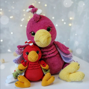 Crochet Pattern cute parrot