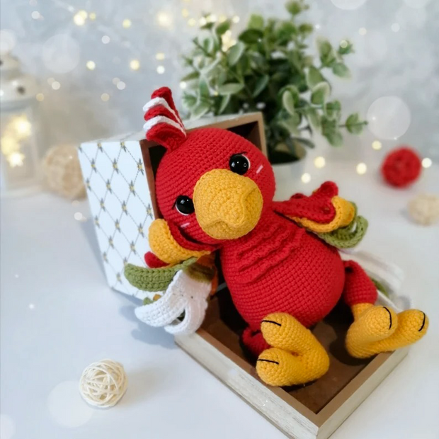 Crochet Pattern cute parrot