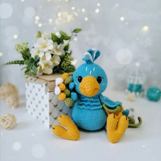 Crochet Pattern cute parrot