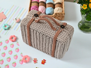 Bear in a suitcase crochet PATTERN