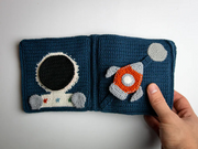 Baby Astronaut Quiet book crochet pattern