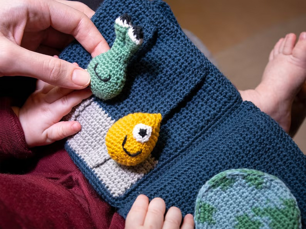 Baby Astronaut Quiet book crochet pattern