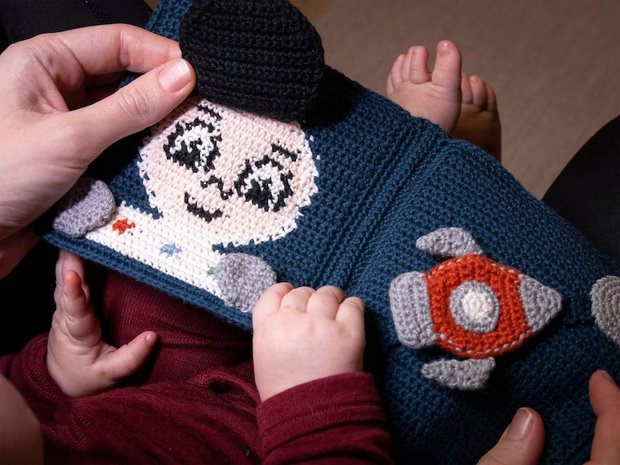 Baby Astronaut Quiet book crochet pattern