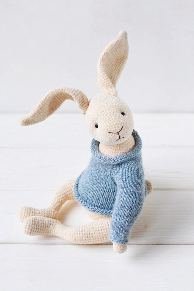 amigurumi bunny with a sweater CROCHET PATTERN