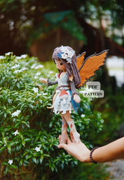 Crochet Doll Pattern, Eryne the Leaf Fairy