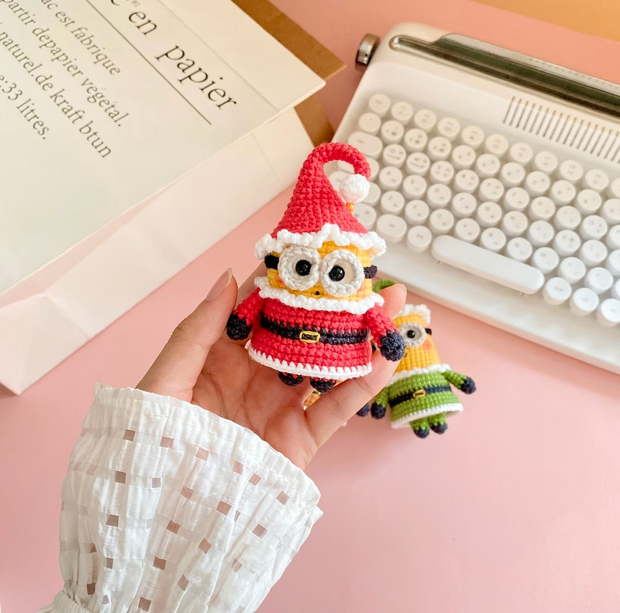 Christmas yellow buddies crochet pattern