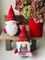 Crochet Pattern christmas Nordic Gnomes