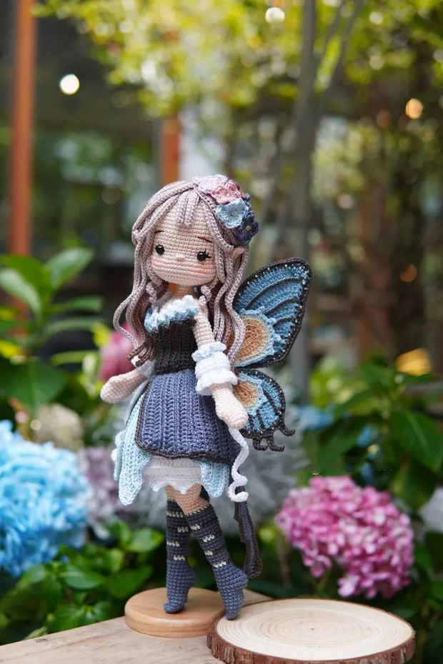 Lunaria the Butterfly Fairy Crochet Doll Pattern