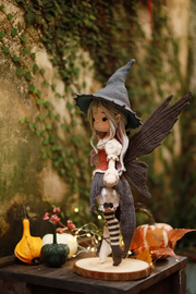 Halloween Witch Fairy Crochet Doll Pattern