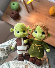 Shrek and fiona Amigurumi pattern