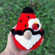 Set of 3 crochet pattern, Garden gnomes, Ladybug gnome crochet pattern, Gnome with butterfly