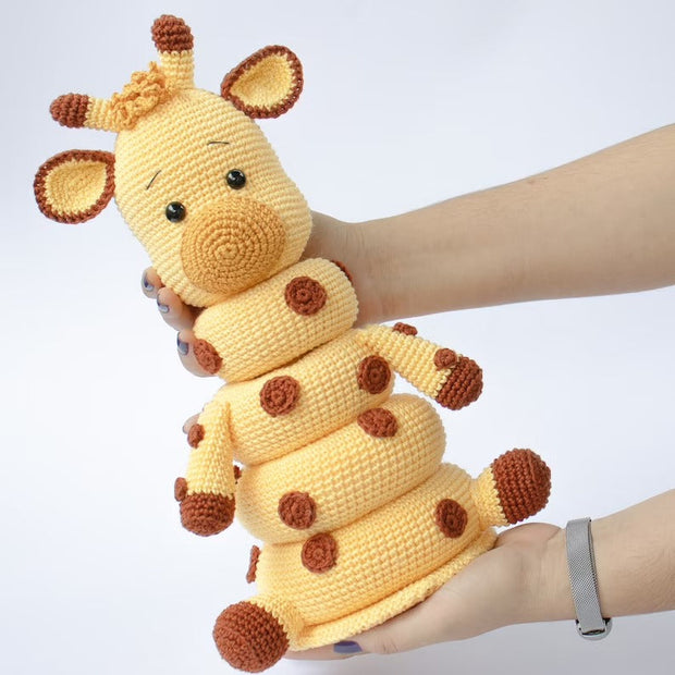 Giraffe stacking toy Crochet Pattern