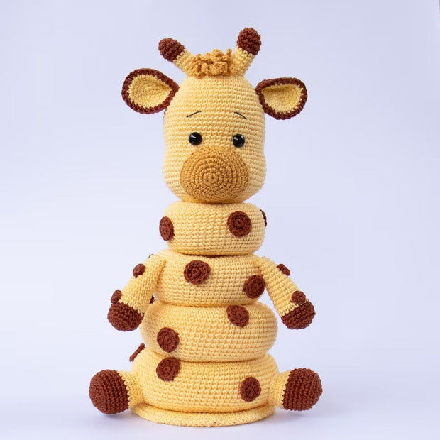 Giraffe stacking toy Crochet Pattern