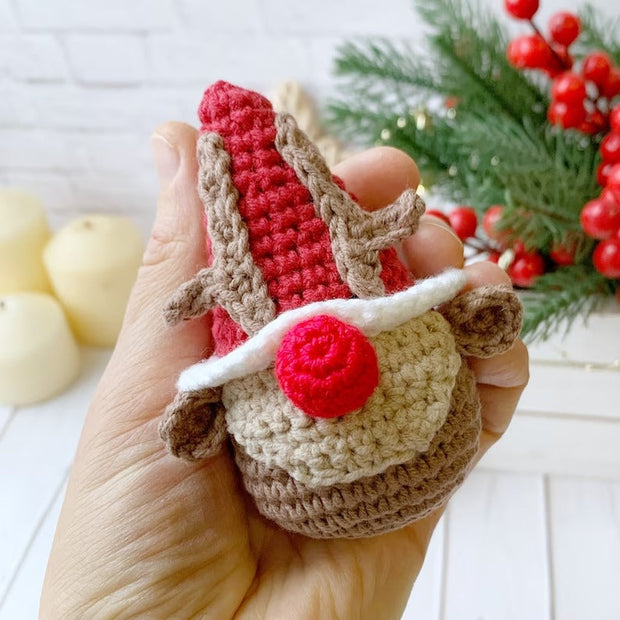 Set of 5 Christmas Gnomes Crochet Pattern