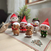 Set of 6 Festive Christmas Crochet Pattern collection