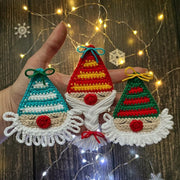 Set of 3 Christmas Gnome crochet Pattern