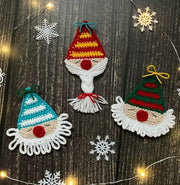 Set of 3 Christmas Gnome crochet Pattern