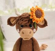 Crochet bull pattern