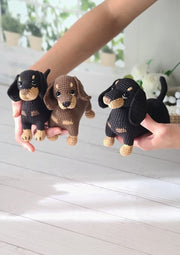 Crochet pattern dachshund dog