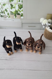 Crochet pattern dachshund dog