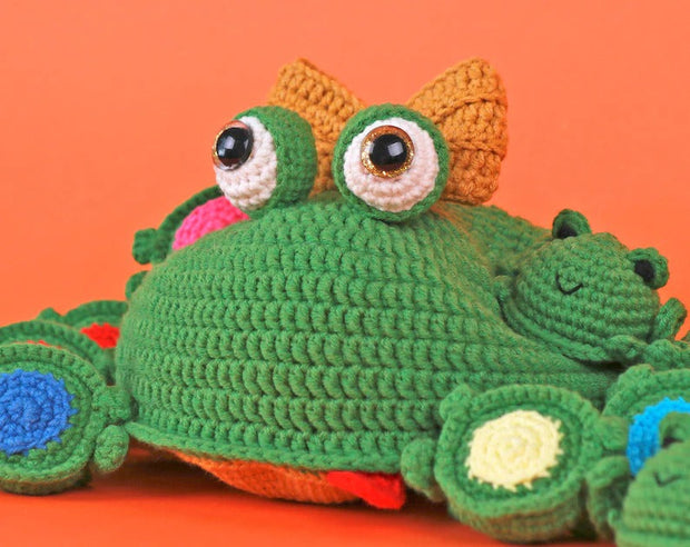 The ORIGINAL Frog Memory Game Crochet Pattern