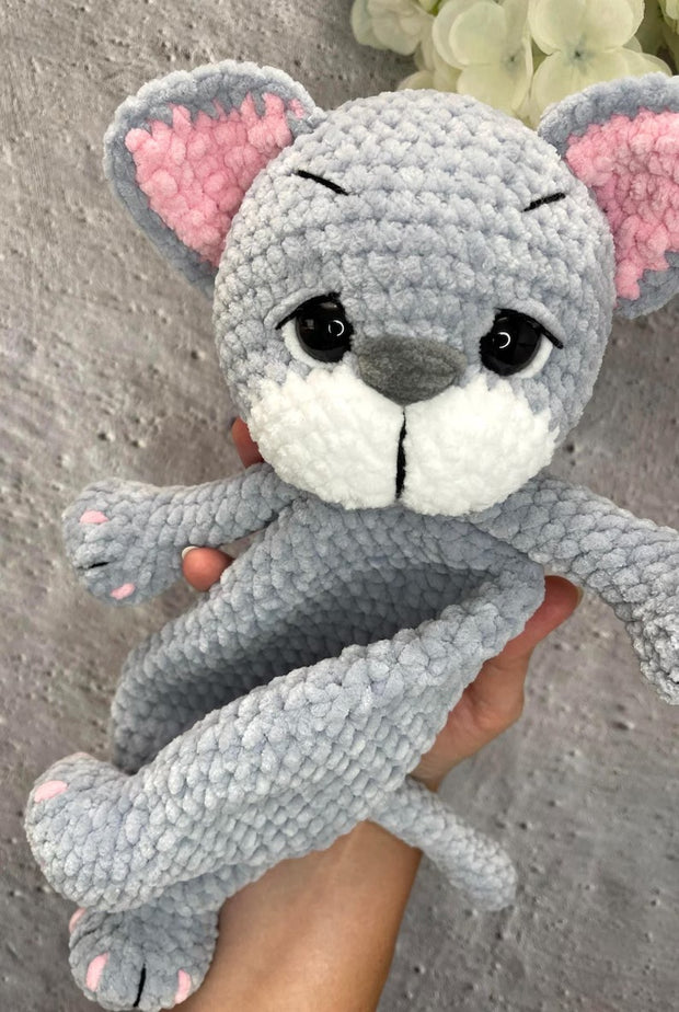 Crochet CAT lovey pattern