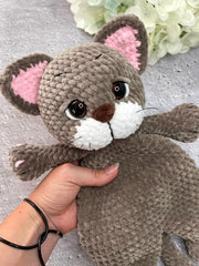 Crochet CAT lovey pattern