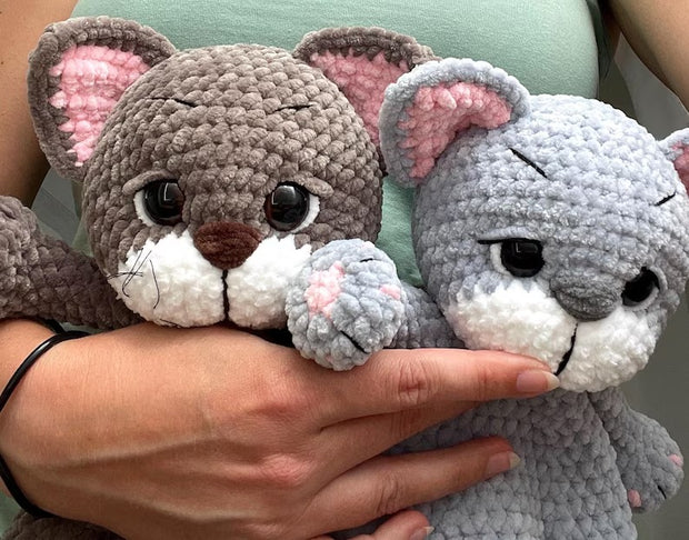 Crochet CAT lovey pattern