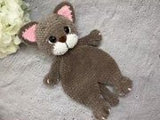 Crochet CAT lovey pattern