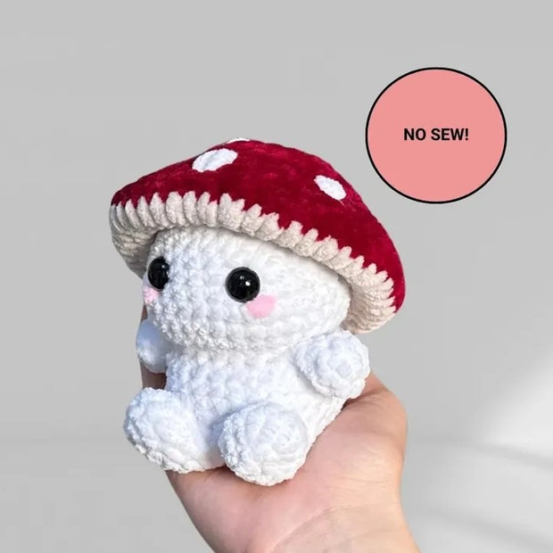 No Sew Mushroom Guy Crochet Pattern