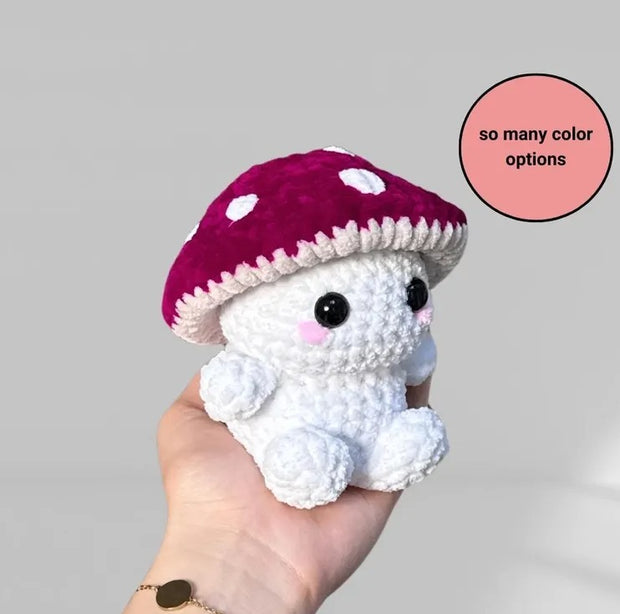No Sew Mushroom Guy Crochet Pattern