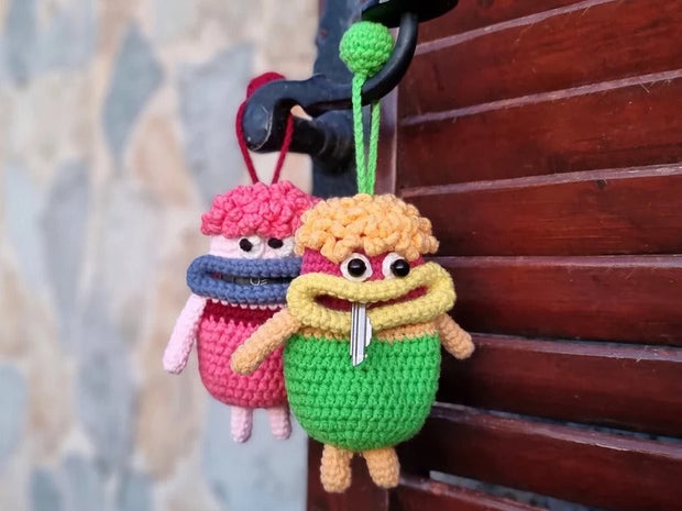 Monster Key Holder Crochet Pattern