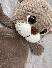 Crochet CAT lovey pattern