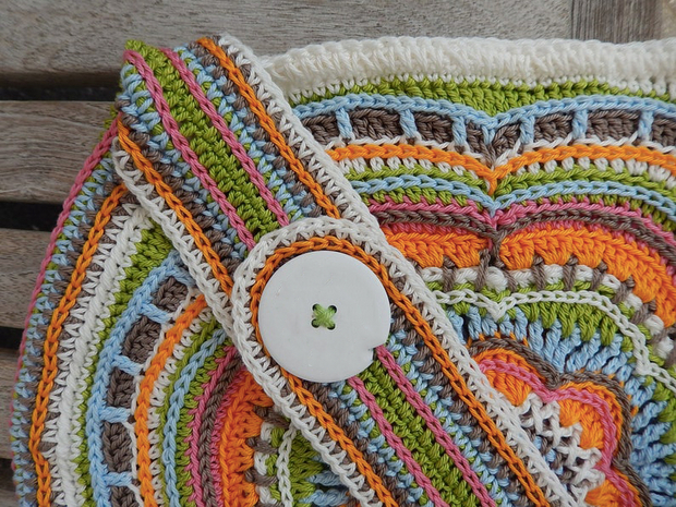 Crochet Pattern Flower Bag