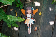 Crochet Doll Pattern, Eryne the Leaf Fairy