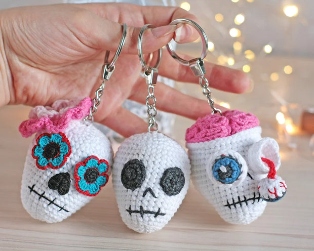 Skull crochet pattern - Easy sugar skull pattern