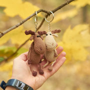 Keychain Moose Crochet Pattern