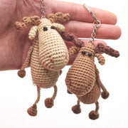 Keychain Moose Crochet Pattern