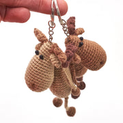 Keychain Moose Crochet Pattern