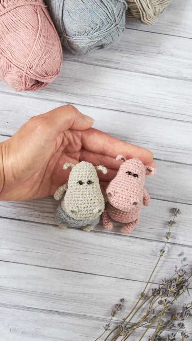 Keychain Hippo Crochet PATTERN