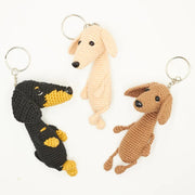 Crochet PATTERN keychain Dachshund