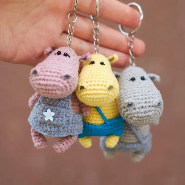 Keychain Hippo Crochet PATTERN