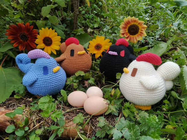 Amigurumi chicken, crochet pattern