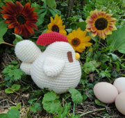 Amigurumi chicken, crochet pattern