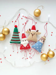 Christmas Tree Ornaments Crochet Pattern