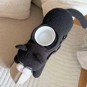 Crochet pattern Witch Cat Sofa Organizer