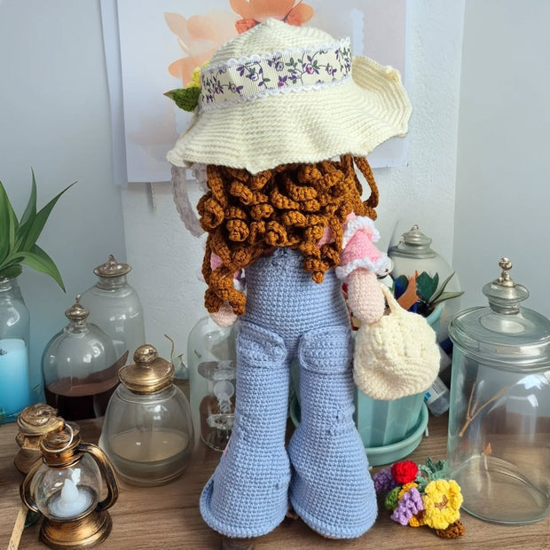 Romantic doll amigurumi crochet pattern
