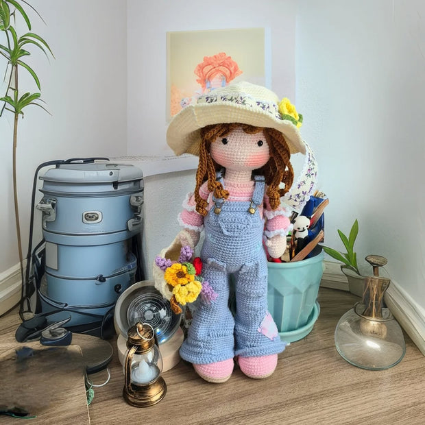 Romantic doll amigurumi crochet pattern